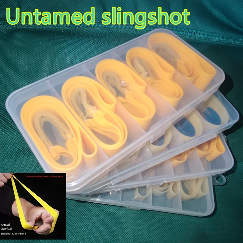 

Outdoor Pressus Frameless Slingshot Finger Flat Rubber Band, Third-Generation Imported Precision, Durability, High Elasticity