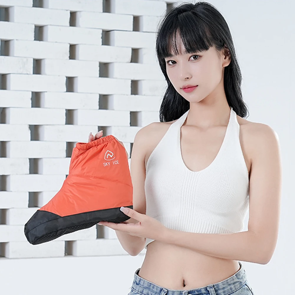 

Ультралегкие термоботинки с утеплением из утиного пуха, ветрозащитные и водонепроницаемые, для зимнего активного отдыха, кемпинга и походов.