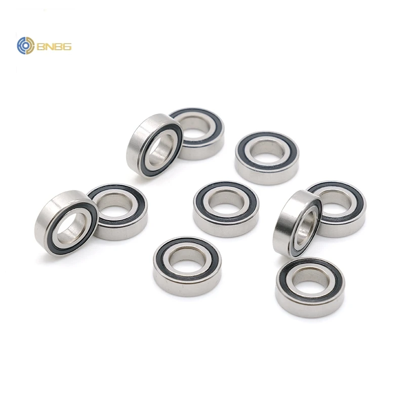 ABEC-7 10pcs/lot S687 2RS 7x14x5 mm Stainless Steel deep groove ball bearings Miniature Mini bearing 7*14*5