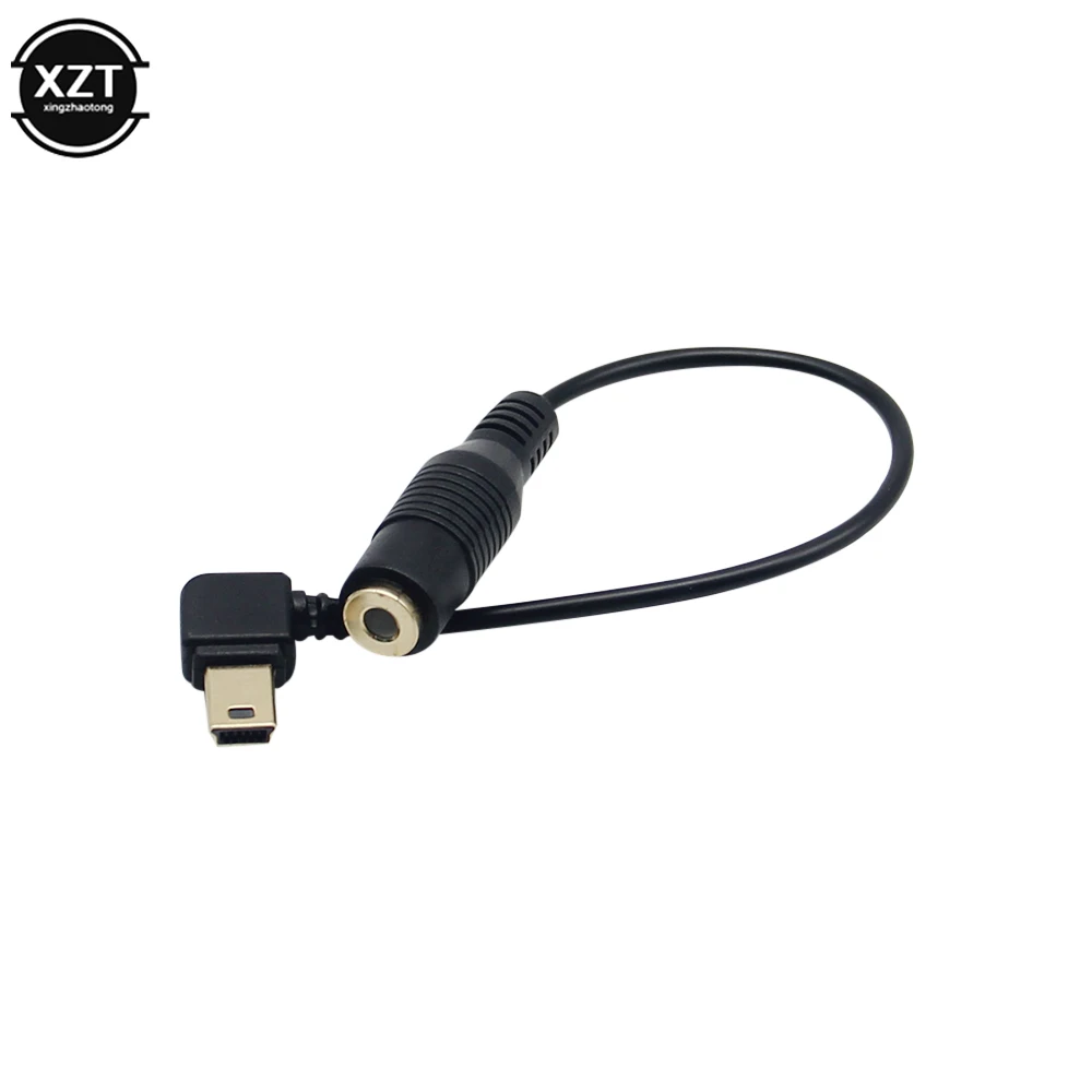 3.5mm Microphone Mini USB External Mic Audio Adapter Transfer Cable Wire For GoPro Hero 4 3+ Action Camera Accessories