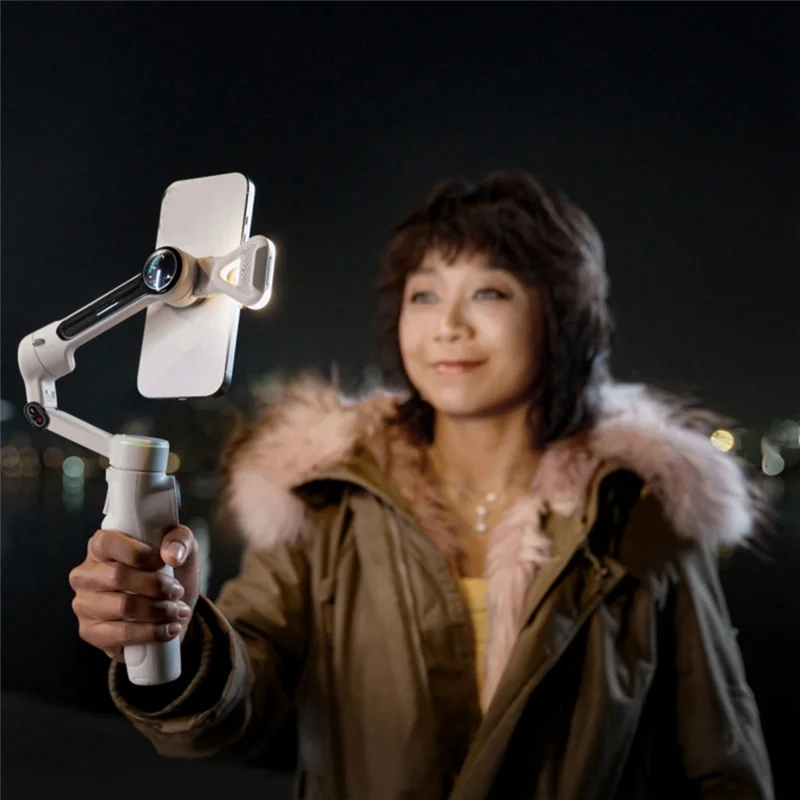 -MEOF для Insta360 Flow 2 Pro, заполняющий светильник, три цвета, три яркости, мягкий свет для естественного мелирования