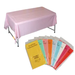 1 st Herbruikbare Tafelkleden BPA Gratis Plastic 54x72 inch Eettafel Cover Doek voor Feestjes Picknick Camping Outdoor Wegwerp