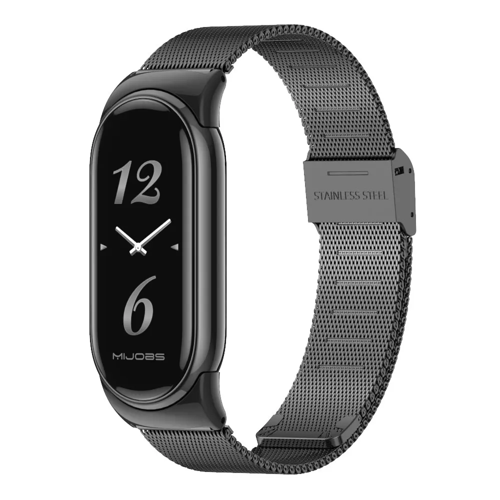 Mi Band 9 8 Strap Bracelet for Xiaomi Smart Band 8 9 Wristband NFC Global Version Miband 8 Smart Watch Metal Band Mi 8 Correa