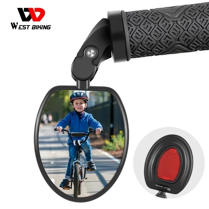 

Spion Sepeda Bersepeda Barat 360 Pengaman Putar Cermin Tampilan Belakang Aksesoris Sepeda Untuk Cermin Setang Sepeda MTB 18-25mm