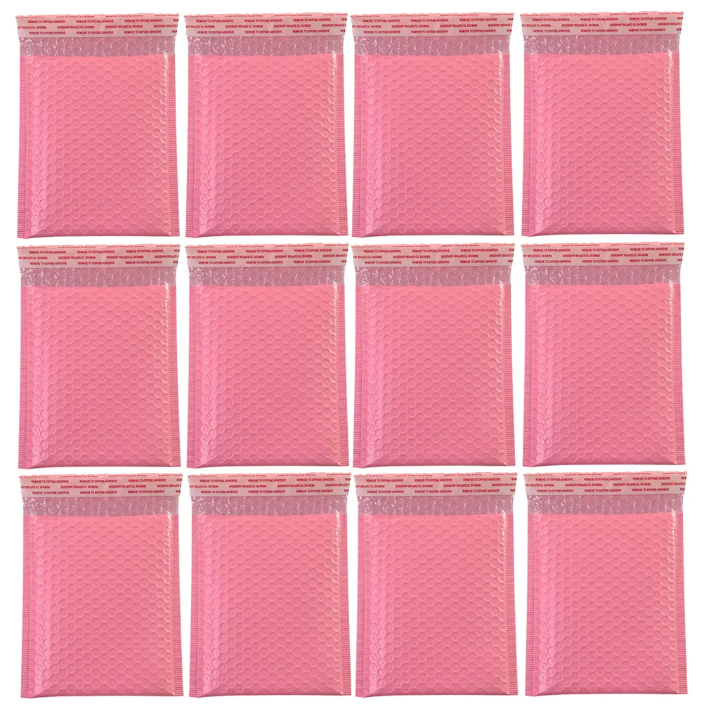 Shockproof Bag Bubble Pouch Mailers Small Envelopes Packaging Clear Pink Mailing Padded Storage Packing Bag
