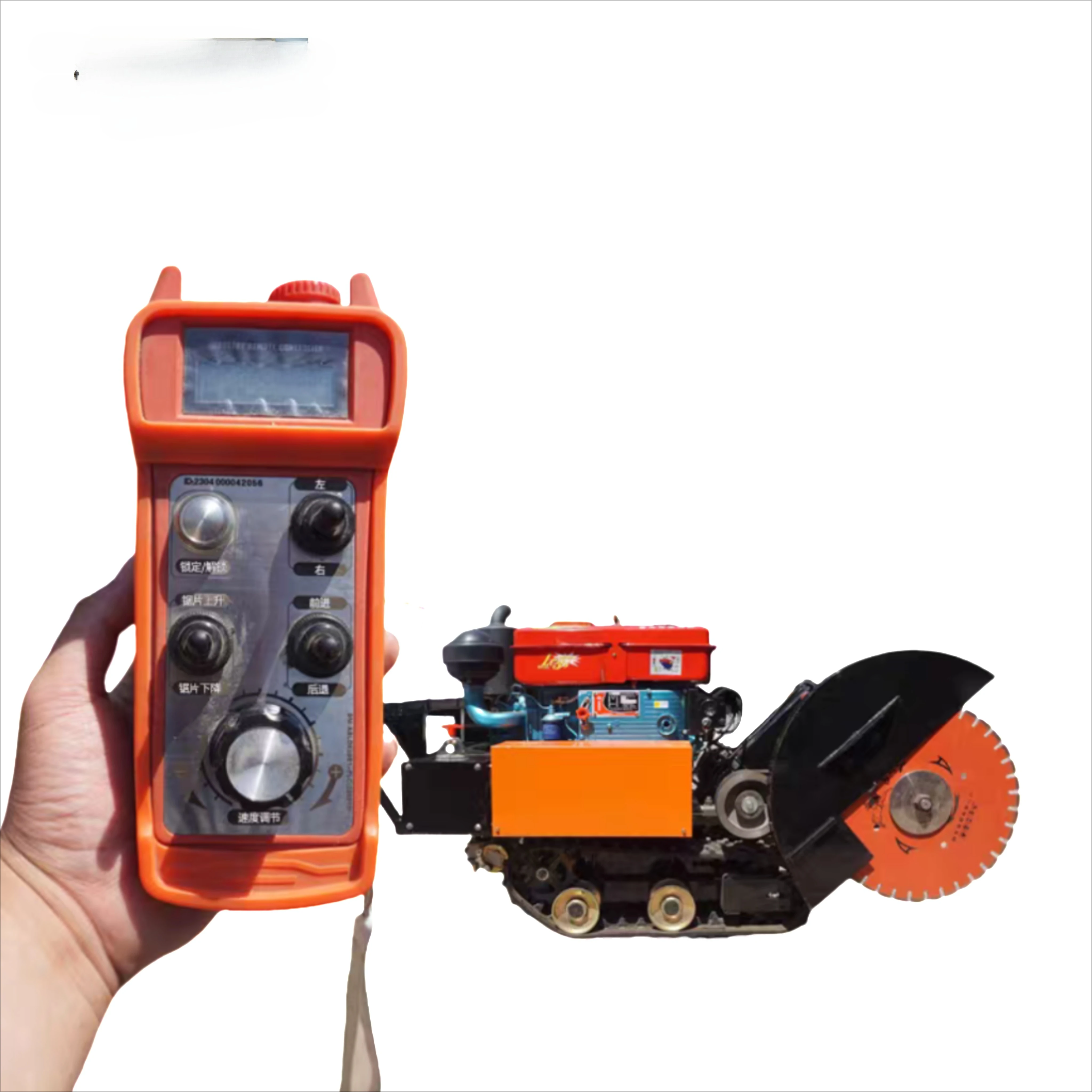 Diesel-powered Fast Cutting Crawler Road Cutter Concrete Pavement Industry Remote-Controlled Machine