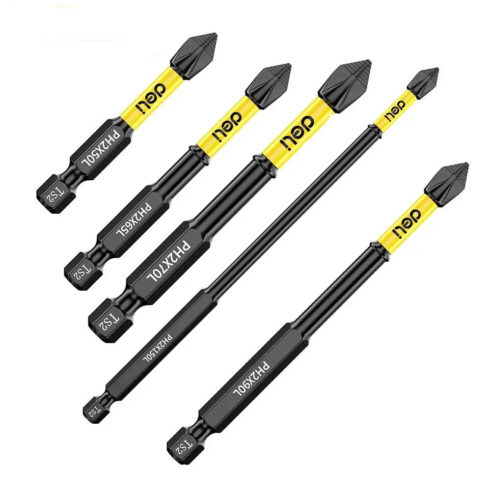 Anti Non-slip Batch Head Magnetic High Hardness Cross Screwdriver Bit Alloy Steel Impact Strong PH2 Screwdriver Bits