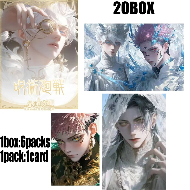 

Wholesale Jujutsu Kaisen Collection Cards Case Booster Box Acrylic Cards Shaped Cards Classic Acg Perimeter Kids Toys