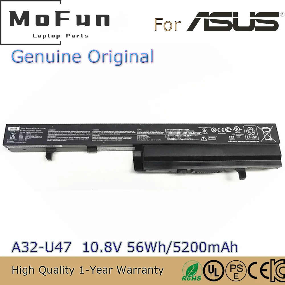 

Brand New Original A32-U47 10.8V 56Wh Laptop Battery for Asus U47 U47A U47C U47V U47VC Q400 Q400A Q400C R404A 0B110-00090000