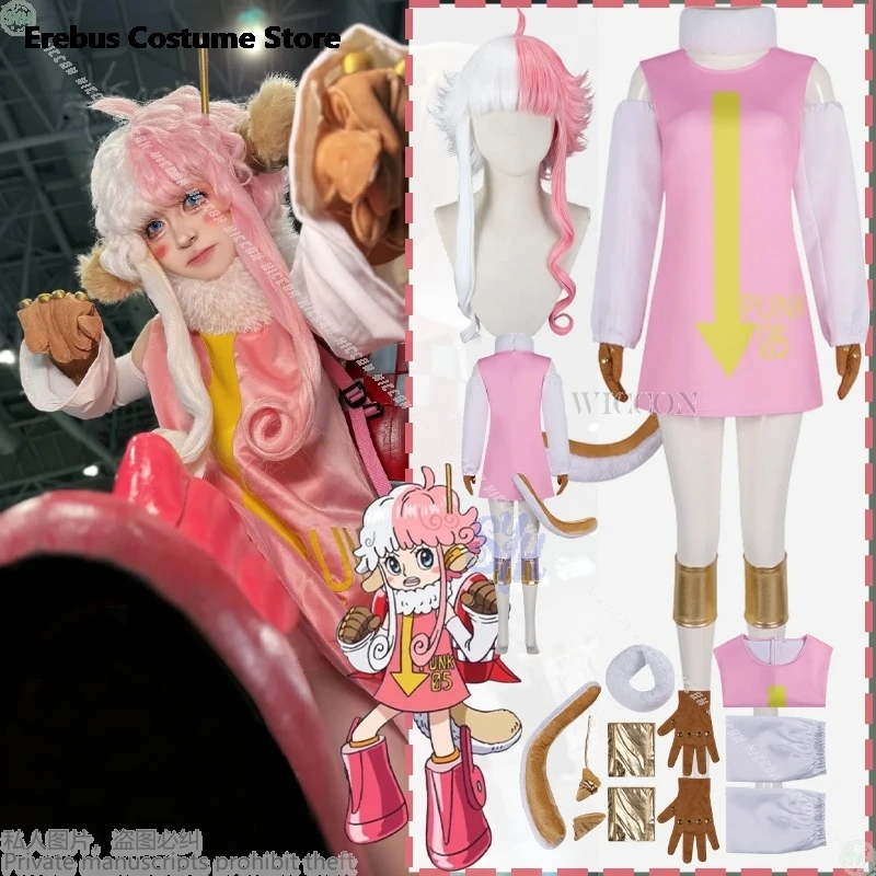 

Halloweeen Аниме Пиратские стили Косплей Спортивные очки PUNK-05 LRTス Костюм Kawaii Furry Animal Tail Розовое милое платье Сладкие парики Y2K Ha