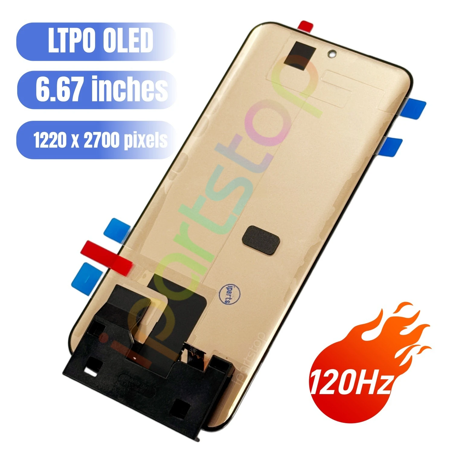 iParts Replacement Display for Huawei P60 LNA-AL00 LNA-LX9 P60 Pro MNA-AL00 MNA-LX9 120Hz LTPO OLED Touch Screen Assembly OEM