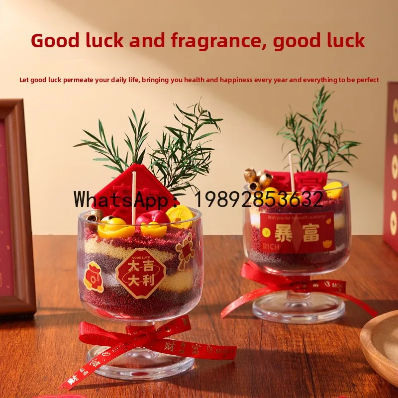 

LZ handmade DIY sand painting candle aromatherapy gift box, original ornament, accompanying gift, ambient fragrance