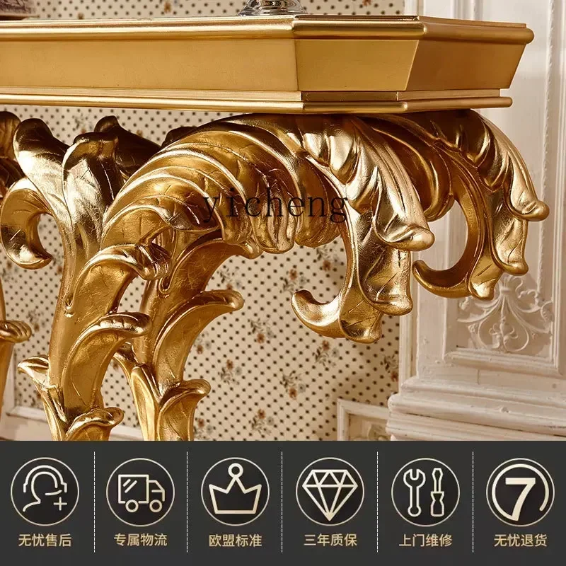 TQH-i7.7entrance table semi-round table spot foyer cabinet decorative partition entrance cabinet