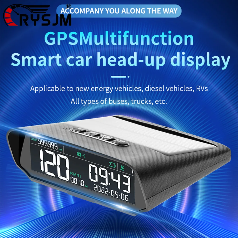

GPS Multifunction Smart car head-up display For HUD LCD GPS Speedometer Odometer Altitude Gauge Car Electronics X100 Car Meter