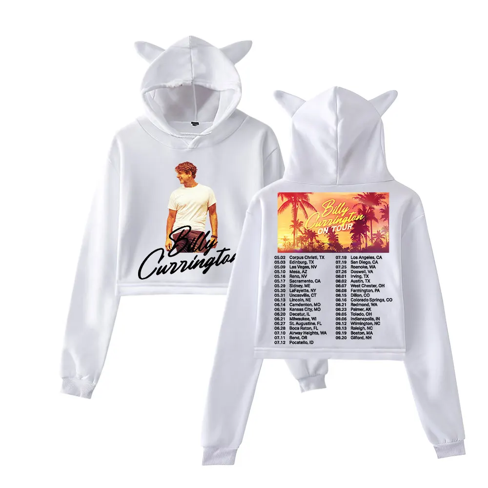 بيلي كورينجتون أون تور ميرش بلوفر أنيق أنثى آذان القط هوديي بلوزات طويلة الأكمام الملابس النسائية #2