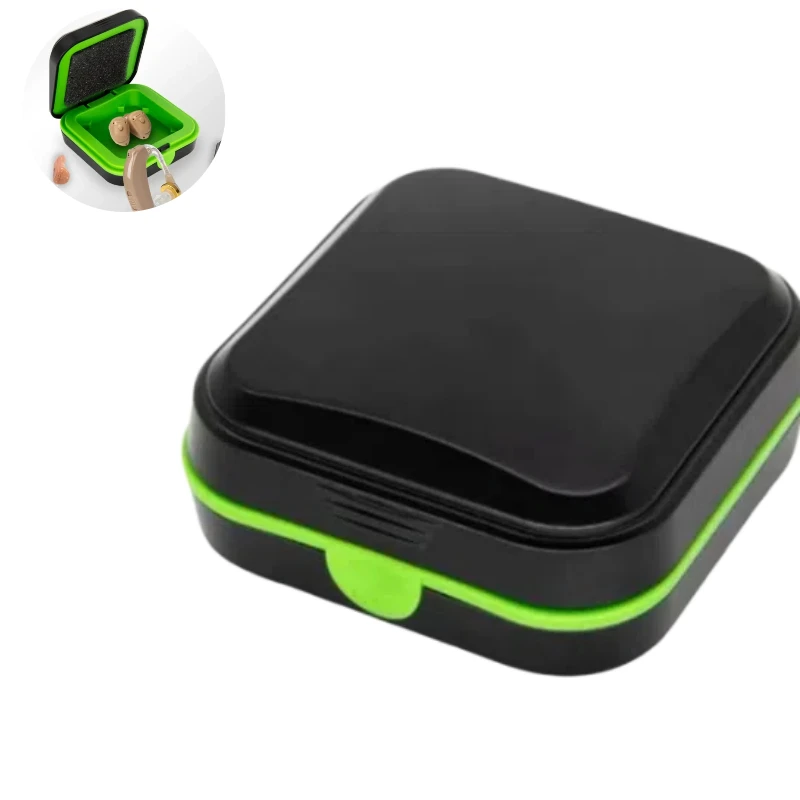 

Waterproof Hearing Aid Monitors Earphones Protective Box Portable And Durable With Anti-drop Features Hearing Aid Accessories