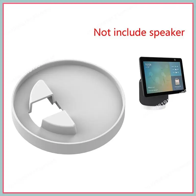 

N94R For Amazon Echo Show 10 Base Bracket Punch-Free Power Cable Storage Stand For Echo Show 10