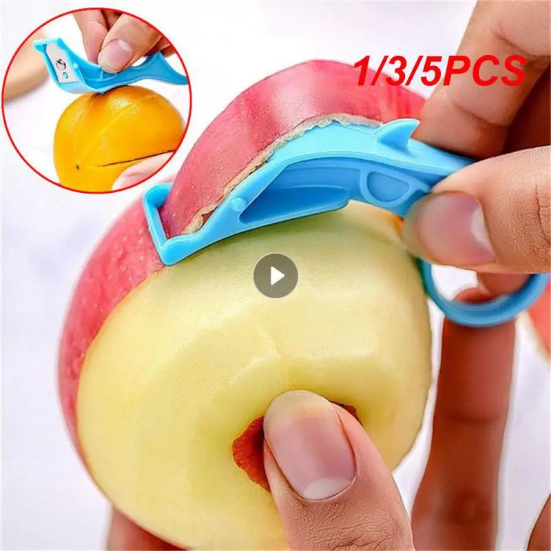 1/3/5PCS Fruit Peel Artifact Portable Surface Anti Slip 3 Colors Kitchen Tools Manual Peirer Rugged And Durable Manual