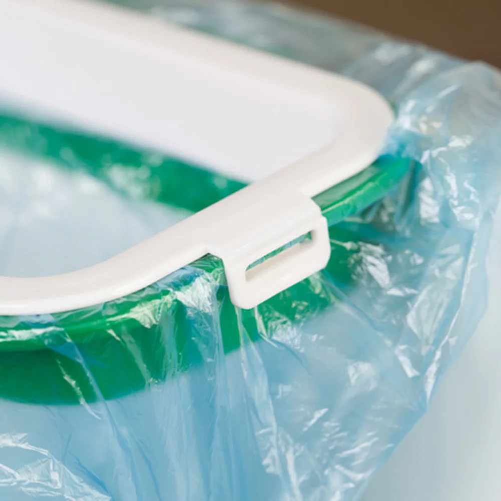 ที่แขวนถุงขยะแบบใช้ซ้ำได้ ชั้นวางถุงขยะกันน้ำแบบพกพา สำหรับห้องครัวใต้ซิงค์ ถังขยะใส่ถุงช้อปปิ้ง