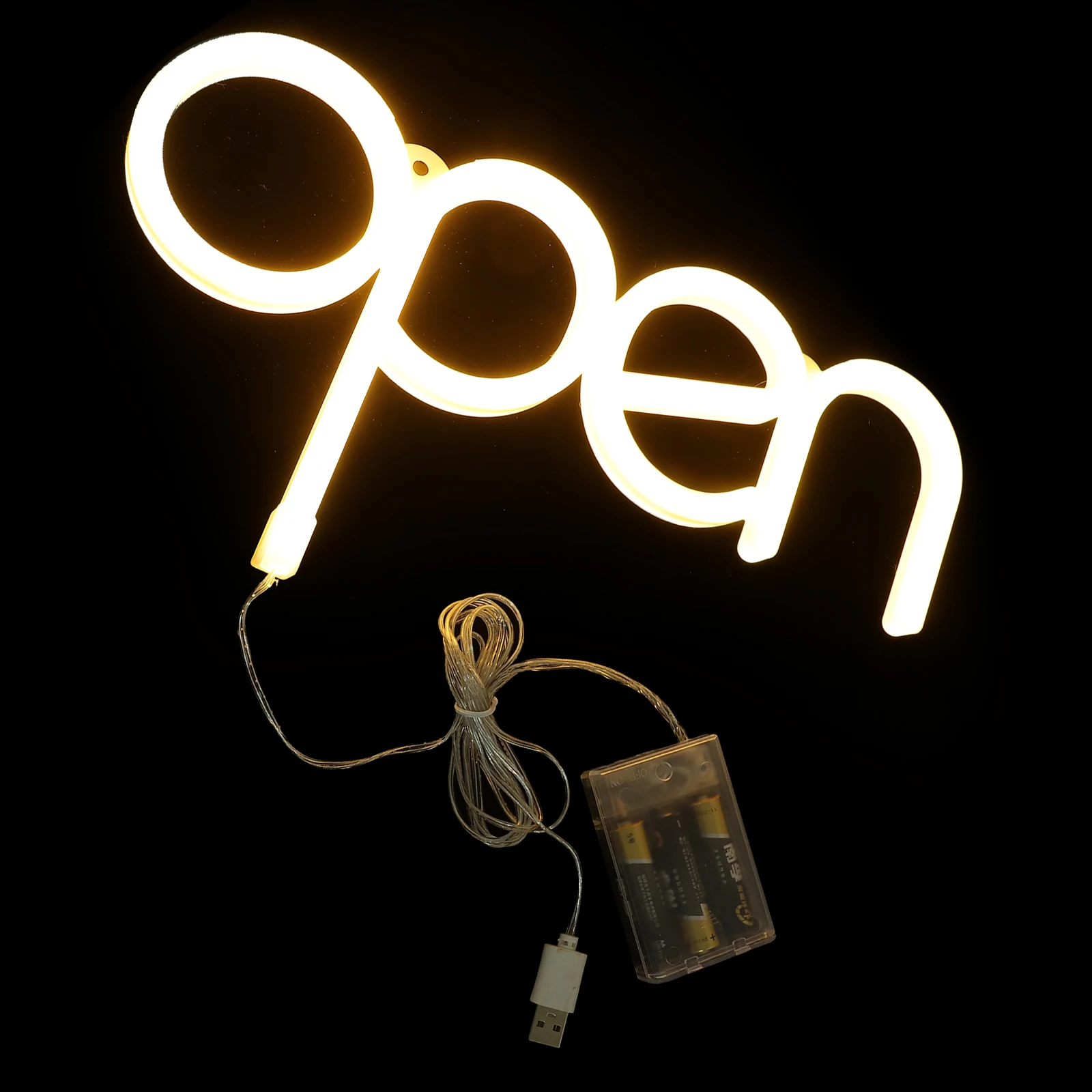 

Jojofuny LED Neon Open Sign 13.8X7 Inch USB Powered for Bar Shop Party Wall Decor