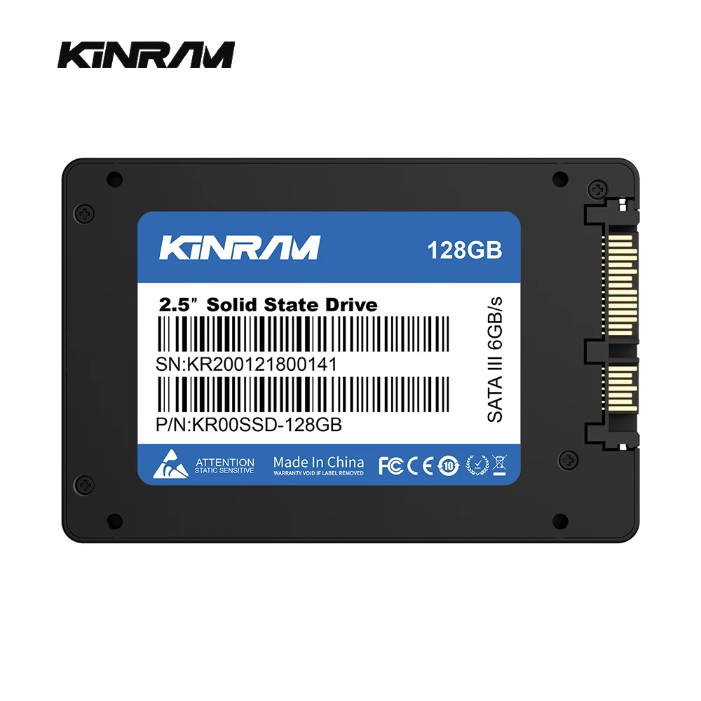 KinRam 256GB SSD 512GB 64GB 2.5 SATA 3 PC Desktop Hard Disk 120GB 128GB 240GB HDD Internal SATA3 Solid State Drive For Laptop