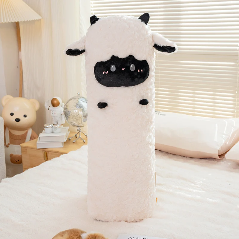 80CM Stuffed Kawaii Cat Long PillowPlush Soft Cat Plushies Boyfriend Plush Toys Animal Sleep Pillow Kids Girls Gift