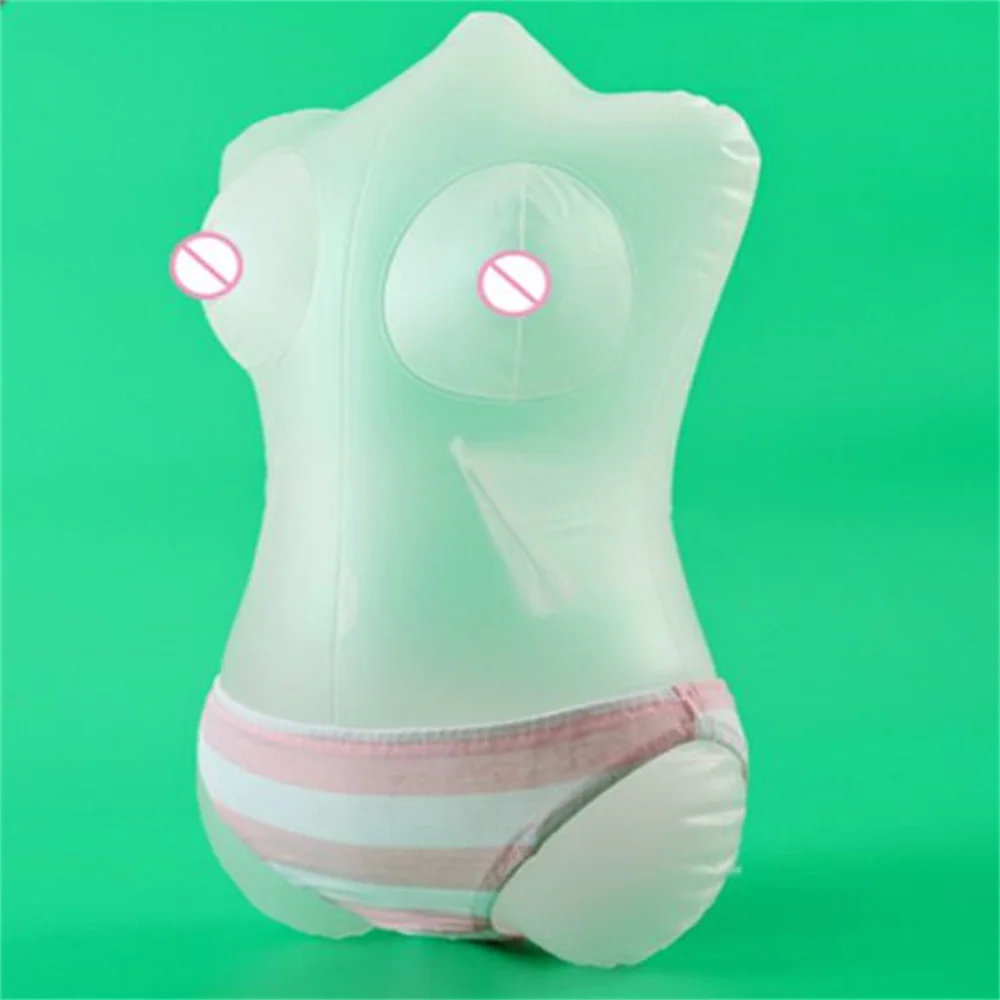 Inflatable PVC Mannequin Body for Male Sewing Display, Transparent Pillow, Maniqui Panties, Female Cloth, D081