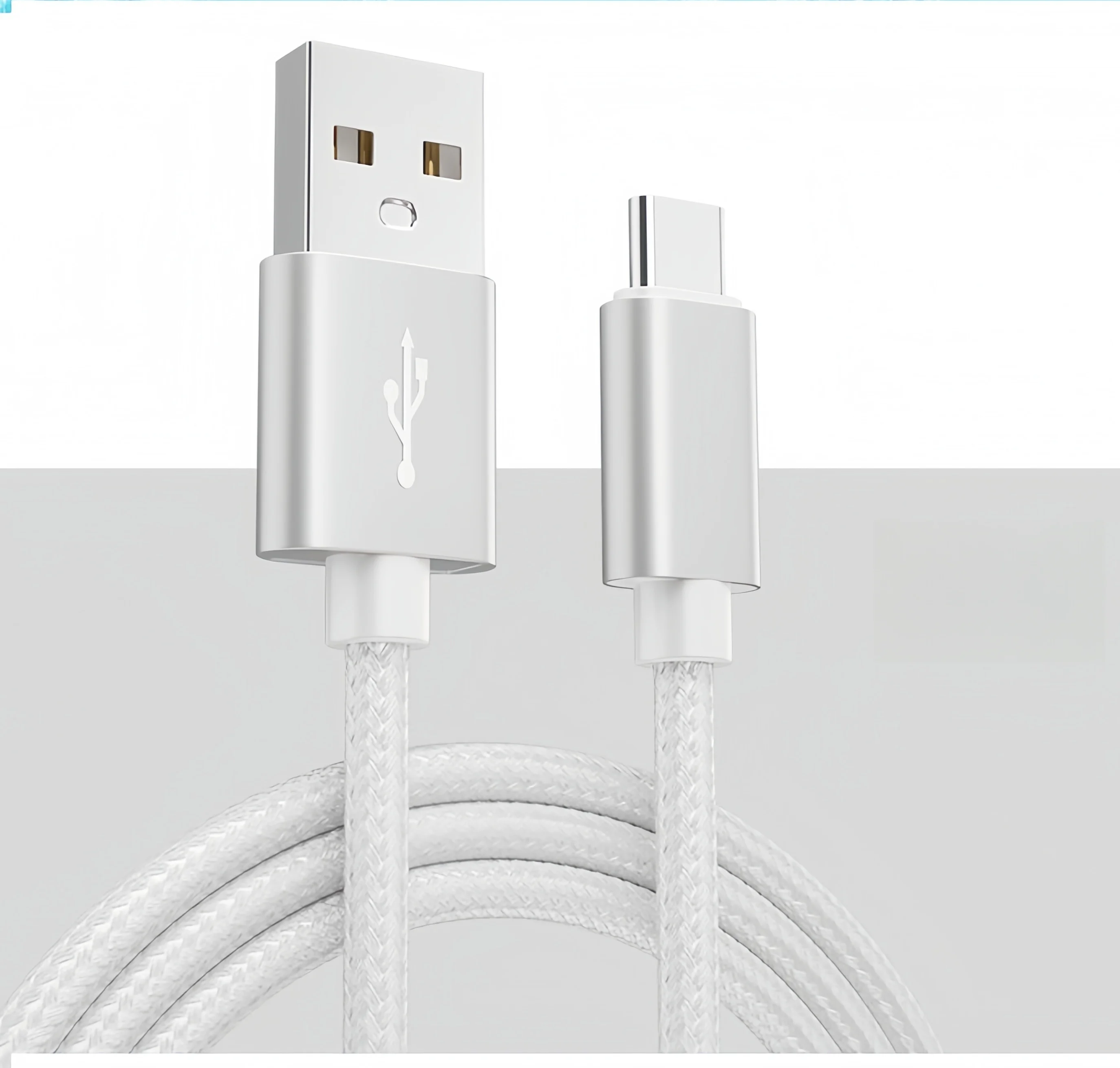10 Uds 3A carga rápida 3,2 tipo C Cable de datos de alta velocidad 10Gbps trenza de nailon duradera para teléfonos móviles IOS alimentación Micro-USB auricular