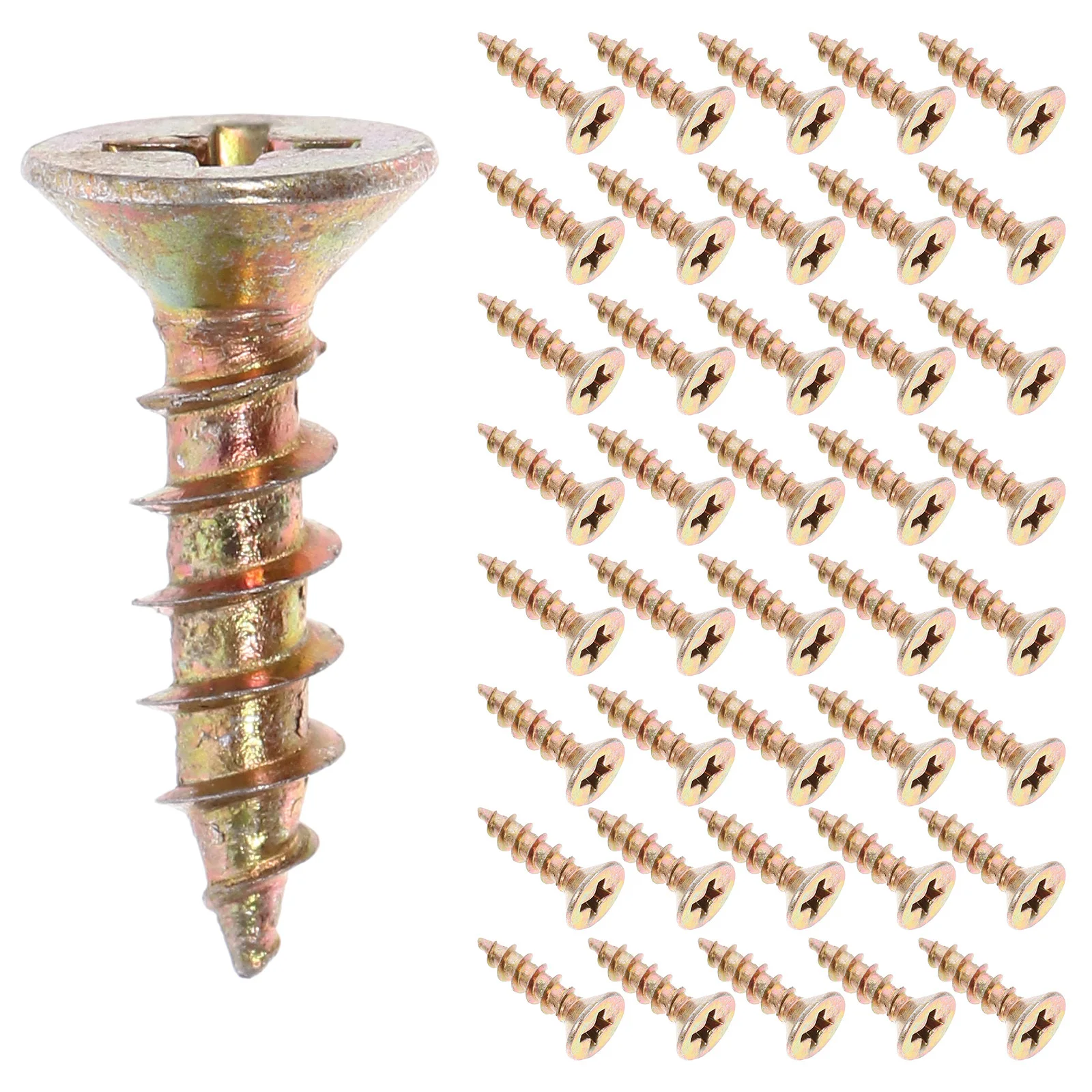 

200pcs Self Tapping Screws 4Mm Zinc Coated For Drywall Fiberboard Metal Wood Small Replacement Fasteners Hardware Screws