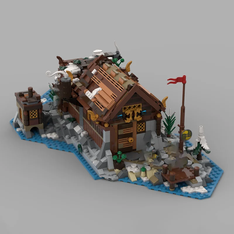 Modelo de construcción de ciudad Modular, ladrillos de construcción Moc, sala de banquetes Modular, bloques tecnológicos, juguete DIY de Navidad, regalos de construcción