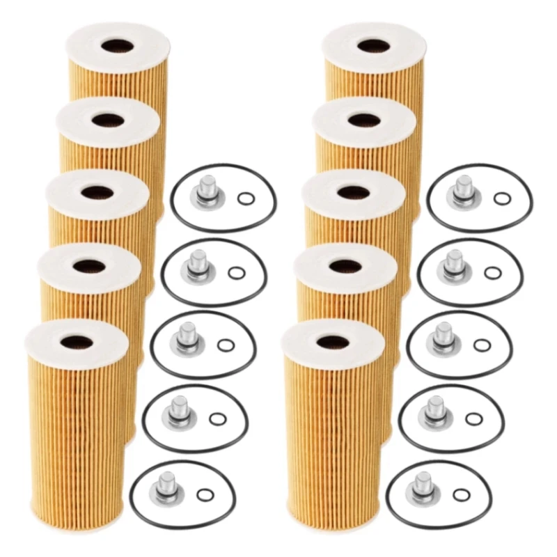 

10Pcs Oil Filter 263202F000 263202F100 For-KIA For NEW Sorento 2.0T -Hyundai Ix35 Accessories Parts Kits