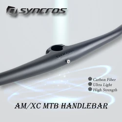 SYNCROS Carbon Handlebar MTB 800 AM FR XC Handle Bar UD Matt Stem35mm Mountain Bike Integrated Handlebar