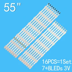 LED Backlight Strip for Samsung 55” DCGE-550DCA-R5 DCGE-550DCB-R5 for Samsung UE55HU7200U UE55HU7100S UE55HU7205U UN55HU7200