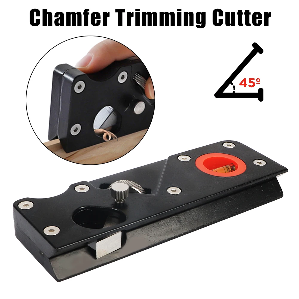 Radian Corner Plane Trimming Chamfer Trimming Cutter Woodworking Board Planer Tool DIY Tool Chamfer Plane for Quick Edge Planing