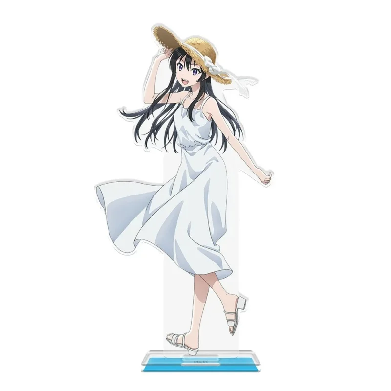 I Think I Turned My Childhood Friend into a Girl Anime Hiura Mihate Acrylic Figure Stand Keychain Toys Gifts 15CM