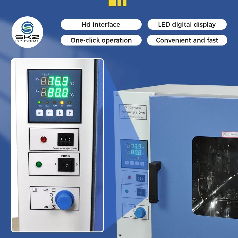 1015A High Temperature Forced Hot Air Vacuum Drying Oven Drying Sterilization Oven Machine