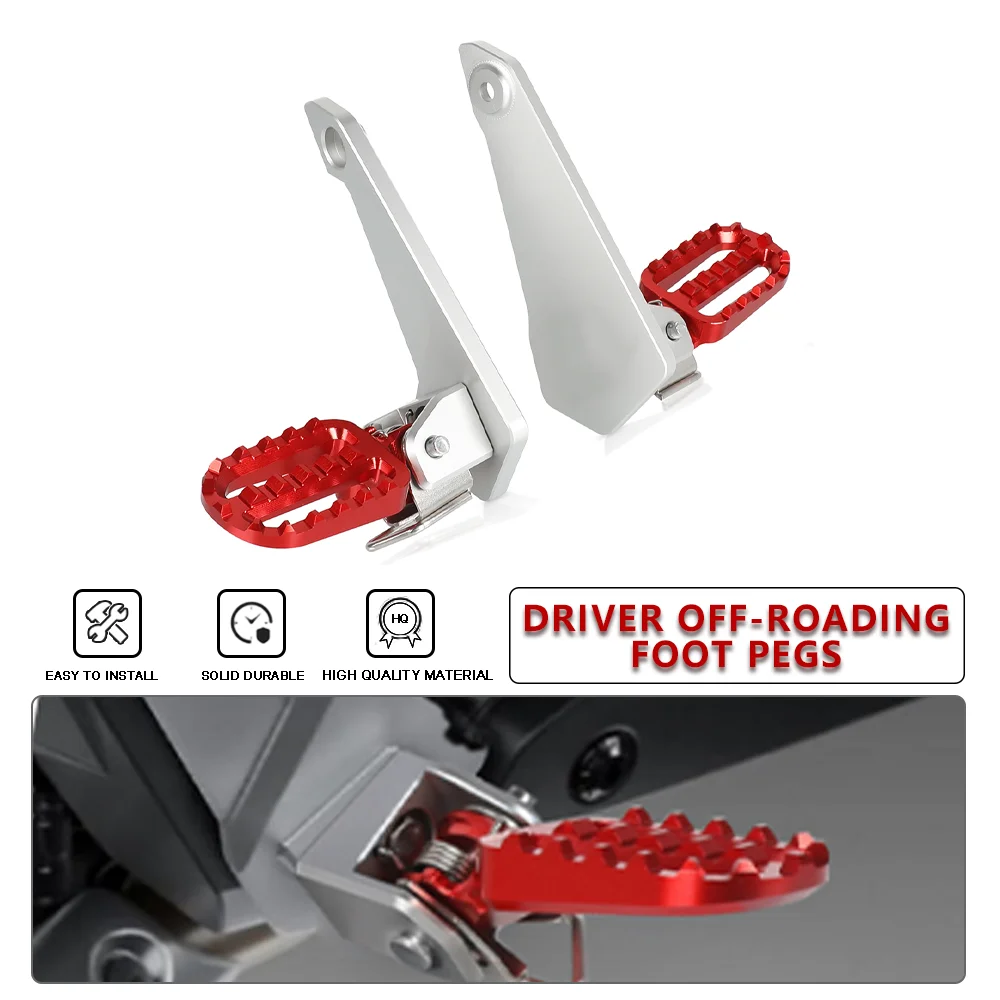 

For HONDA X-ADV 750 2021 XADV750 X ADV XADV750 2022 Motorcycle CNC Foot Peg Pedal Passenger Rearset Driver off-roading foot pegs