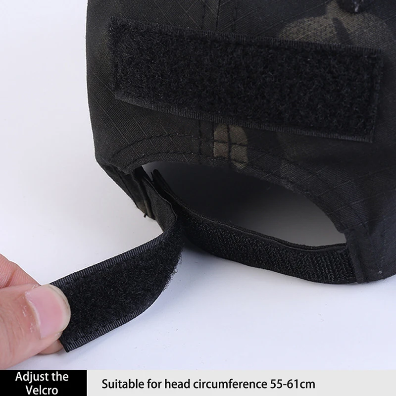 Outdoor Baseball Caps Camouflage Tactical Combat Paintball Adjustable Summer Snapback Sun Hats For Huntting Men Women