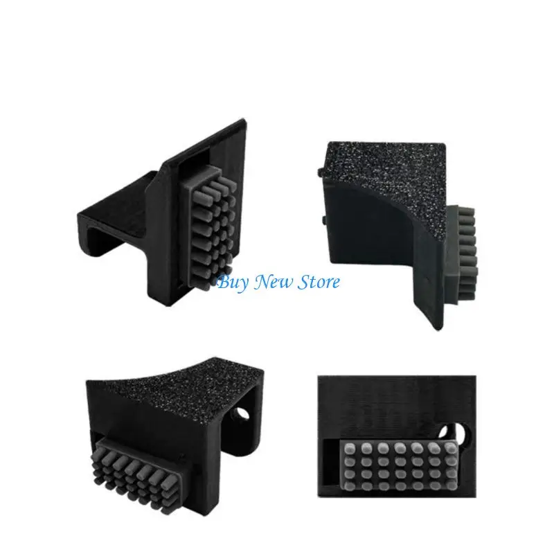 

20CE 1/2Pcs Nozzle Brush Replacement Silicone Wiper Cleaning Brush Silicone Brush