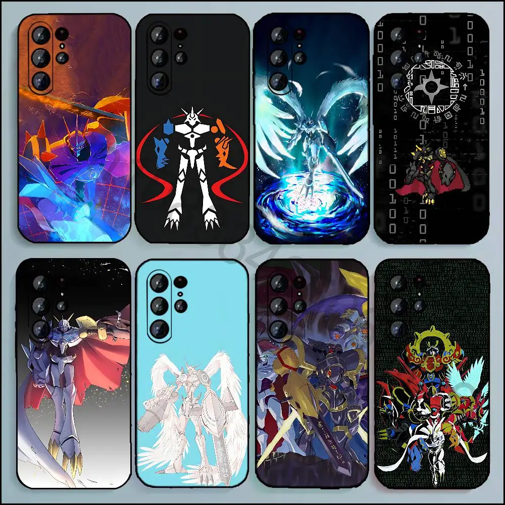 O-Omnimon Phone Case For Samsung Galaxy A13,21s,22,31,32,52,53,71,80,A91 Soft Black Shell