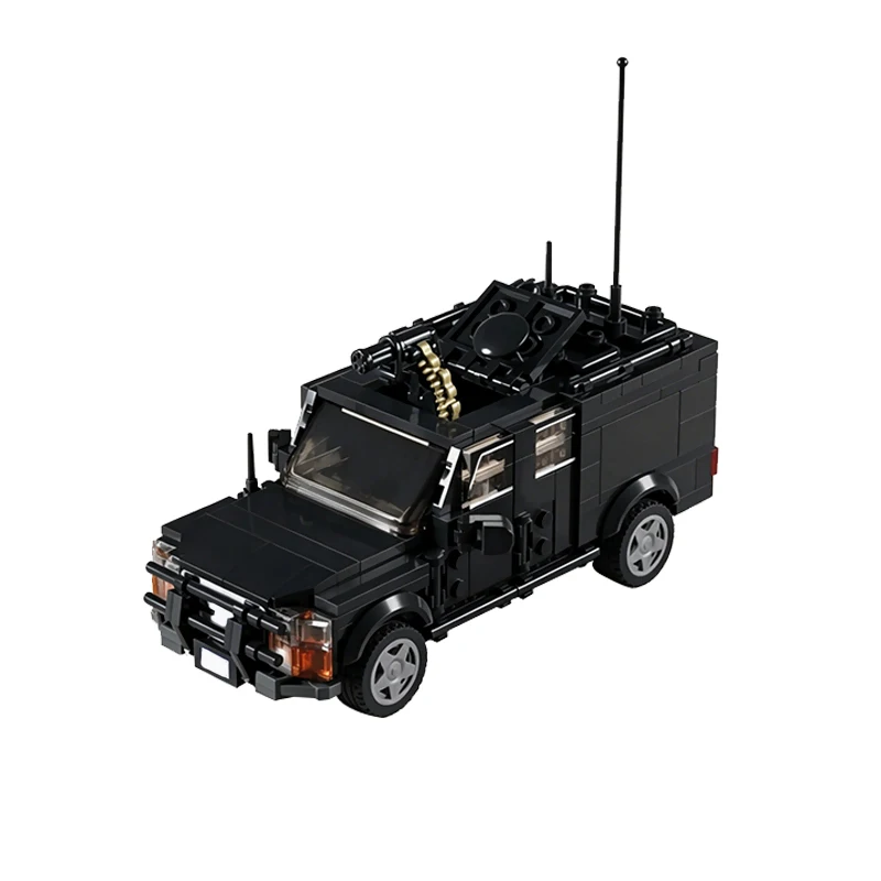 Military Service SUV Model MOC Building Bricks War Equipment Modular Technology Gifts Holiday Assemble Children Toys Suit