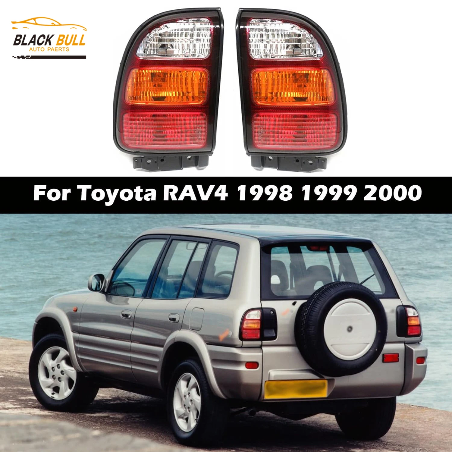 8156142050 8156042050 New for Toyota for RAV4 1994-2000 Rear Tail Brake Lamp Taillight  Red Lens Condition