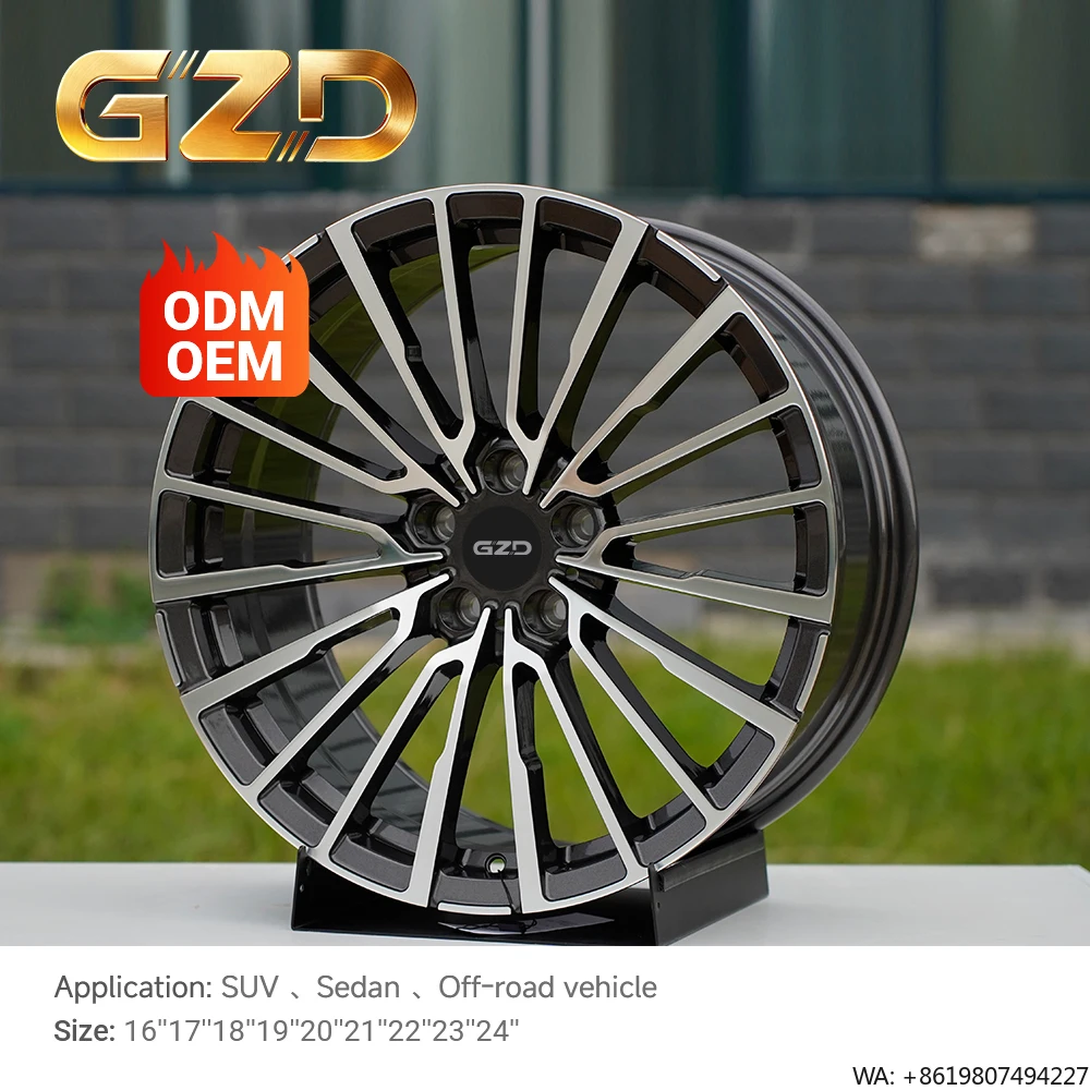 Llantas de Aleación Forjadas Personalizadas GZD para Autos de Carreras, Acabado Mecanizado, para 750 760 5x114.3 5x120 5x127, Aluminio Nuevo, 30 mm