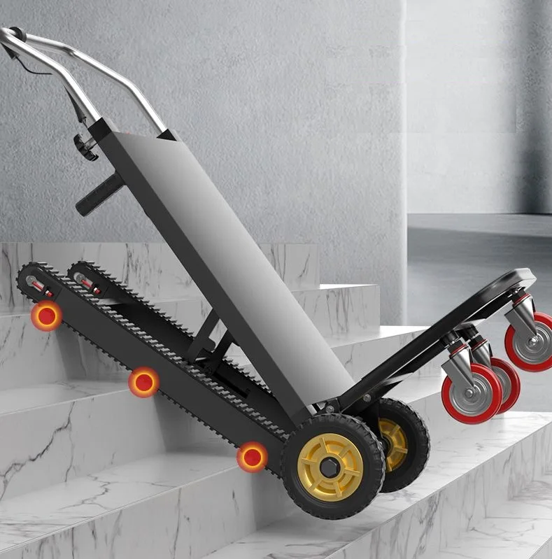 Portable Stair Lift Platform Electric Stair Climbing Trolley for Heavy Things