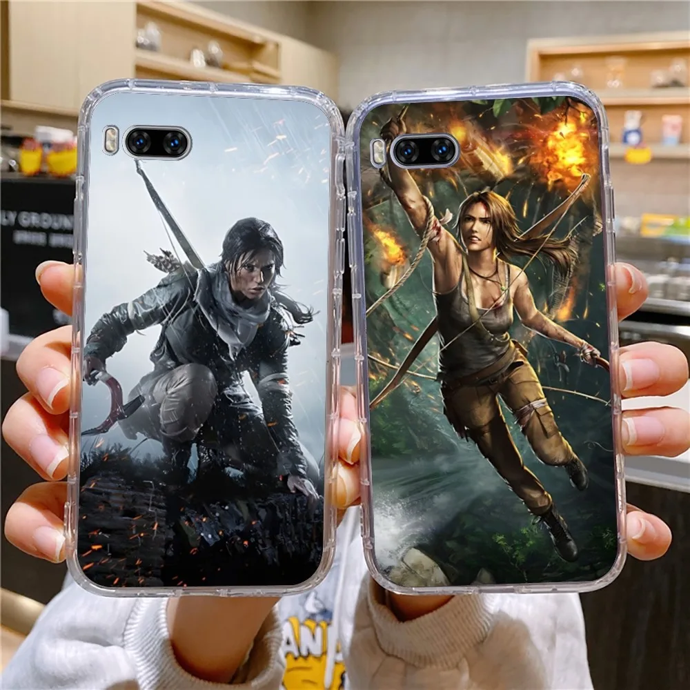 Tomb Raider Phone Case For Huawei Mate P10 P20 P30 P40 P50 Smart Z Honor 50 60 70 Pro Lite Transparent Case