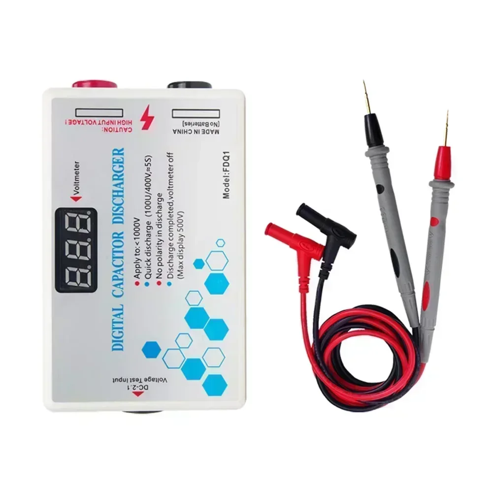 Fast Discharge Tool Capacitor Protection Discharge Current Control Capacitance Testing Tool For Safety Discharge Pen