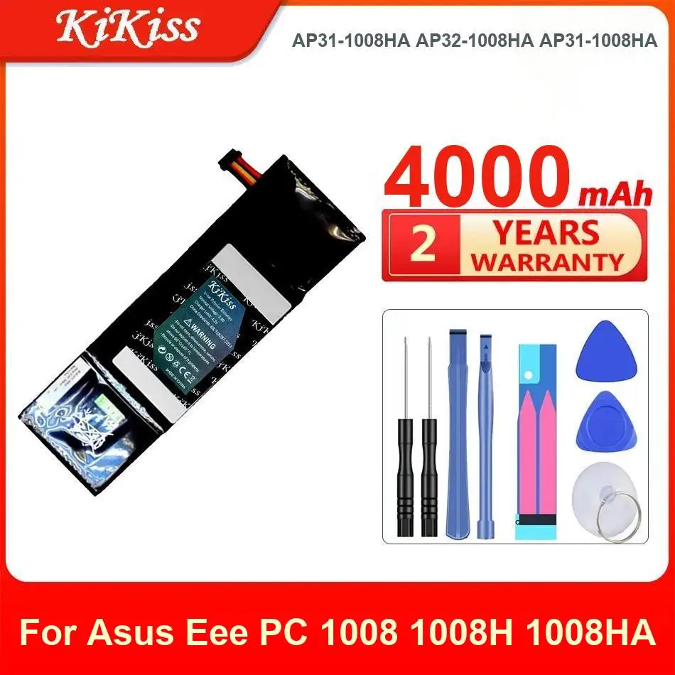 

Аккумулятор Kikiss на 4000 мАч AP31-1008HA AP32-1008HA для Asus Eee PC 1008 1008H 1008HA