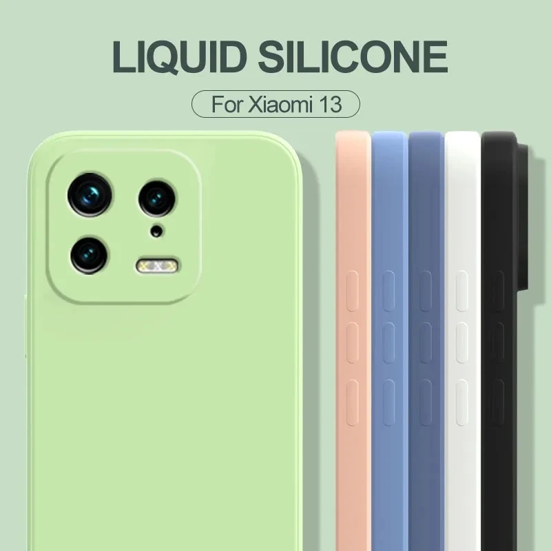 Mi 13 Mi13 Pro Case Original Liquid Silicone Shockproof Soft Cover For Xiaomi Mi 13 Mi13 Pro Ultra Mi 13pro 13ultra Phone Cases