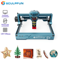 Sculpfun C1 Mini Laser Engraver Portable Laser Engraving Machine 3W Ultra Fine Spot 150*130mm Engraving Area Laser Printer
