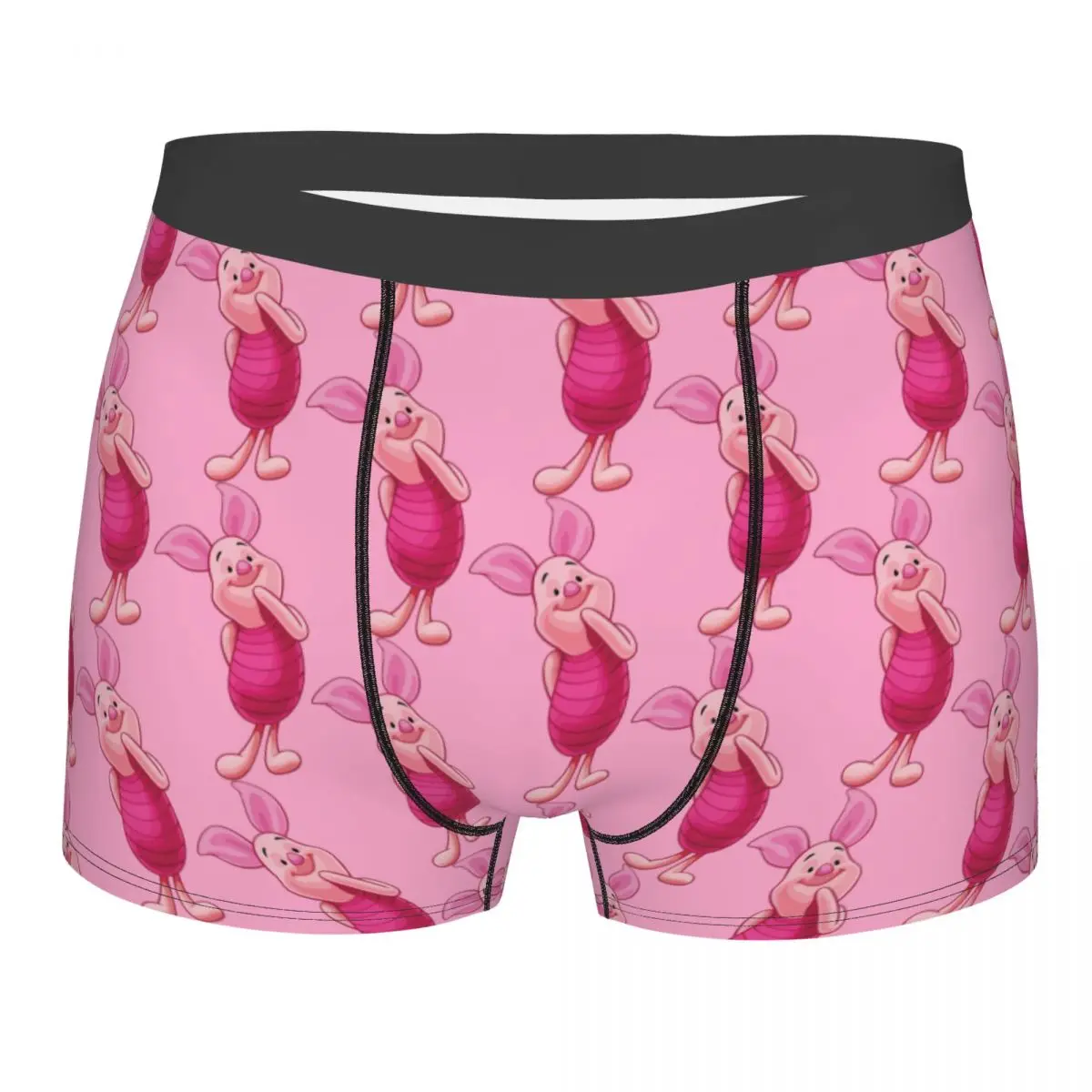 

Custom Cool Piglet's Big Movie Cartoon Boxers Shorts Panties Male Underpants Breathable Briefs Underwear